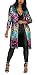 Women's Autumn Cover Up Long Sleeve Sequins Metallic Open Front Cardigan Coat primary