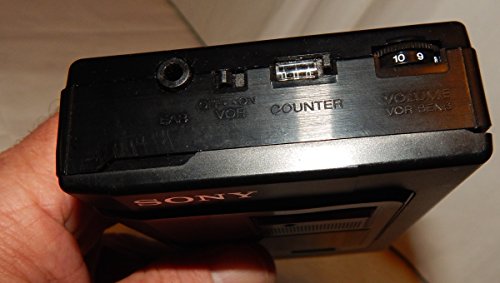 SONY-WALKMAN-TCM-37V-Cassette-Recorder-Voice-Operated-Speaker-Tape-Counter-Flat-Mic-Portable