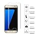 [2-Pack] Galaxy S7 Edge Tempered Glass Screen Protector,Fitquipment [Half Coverage] [9H Hardness] [Anti-Fingerprint] [Bubble-Free] HD Screen Protector Compatible with Samsung Galaxy S7 Edge Clear.