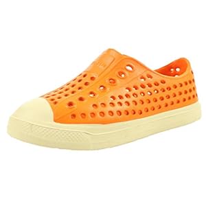 K T One Kids Sport Slip-On Sneaker Sandal Water Shoe , Orange, 13.5 M US Little Kid(19.5cm)