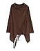 CutyKids Women's Casual Long Sleeve Tassel Hem Crewneck Knitted Cardigans