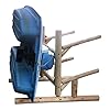 Log-Kayak-Rack-2-place-1-sided-Canoe-and-Kayak-Paddle-Boat-Rack