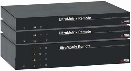 Rose Electronics UltraMatrix Remote RP4-2R4X16U Digital KVM Switch with Two Expansion Card (RP4-2R4X16U/E2)