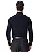 PJ PAUL JONES Men's Long Sleeve Casual Designer Shirts Plus Size Dress Shirts Big and Tall (Blue,2XL)