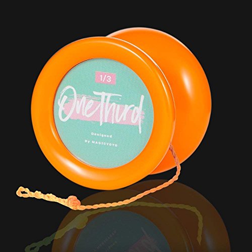 YOSTAR Yoyo Balls for Kids, MAGICYOYO 2A D2 Orange Responsive Yoyo for Beginner with Extra 5 Strings, Bag, Glove, 8 Year Old Up Kids Gifts