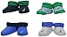 Nautica Baby Boys' 4 Pack Assorted Booties, Green/Blue, 0-6 Months