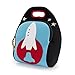 Dabbawalla Kid's Lunch Bag, Insulated &Machine Washable, 11x6x12 Inch (Pack of 1), Rocket