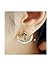 Latest Fashion- Front and Back Moon and Star Earrings