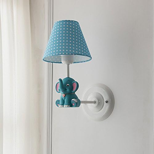 Scandinavian Small Garden Freshness Small Wall Lamp Simple American Boy Girl Children Bedroom Bedroom Bedside Decorative Wall Light ( Design : 2 )
