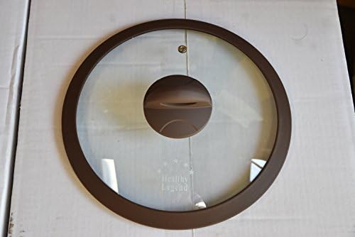 Healthy Legend 10.4" (26 cm) Temperted Glass Lid for Cookware with High Temp Silicone rim Lid (better than metal rim) - Newest design
