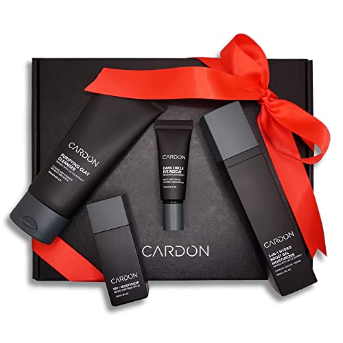 Cardon Limited Edition Men's Skincare Gift Set, AntiAging Korean Skincare Routine, Cactusbased