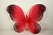 Dreampartycreation Red Butterfly Fairy Wings Costume Accessory (18" x 14")