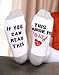 IF YOU CAN READ THIS THIS NURSE IS OFF DUTY 2 Pairs Nurse Socks Funny Novelty Christmas Gift Cotton Socks for Women and Men Comfortable Nurse Gift Casual Socks