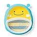 Skip Hop Baby Self-Feeding Training Dishes: Microwave and Dishwasher Safe Training Plate, Bee