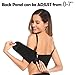 Hands-Free Pumping Bra, Nursing Bra, Wireless, Adjustable Zipper Breastfeeding Bra for Holding Breast Pumps. S-L, M, Black