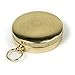 LOBZON Golden Glow-in-the-Dark Magnetic Pocket Compass for Camping and Hiking