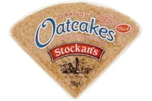 Stockan Original Thick Oatcakes 6 x 200g (each 200g packet contains 8 triangular pieces)