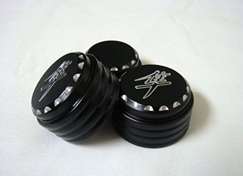Street Billet -2014 2015 2016 Support your USA manufacturers these are made from 6061 T6 aluminum 3 piece fork & yoke caps black diamond scale cut fits Suzuki Hayabusa 1300 Kanji