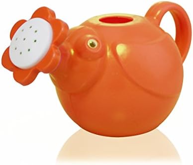 Watering Can Kids Toy Cute Flower Can Plastic Orange