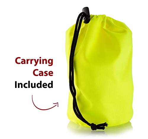 Reflective Comfortable Safety Gear for Running and Cycling with Back Pocket - Water Bottle Holder - Outdoor Reflector Arm Foot Band Set