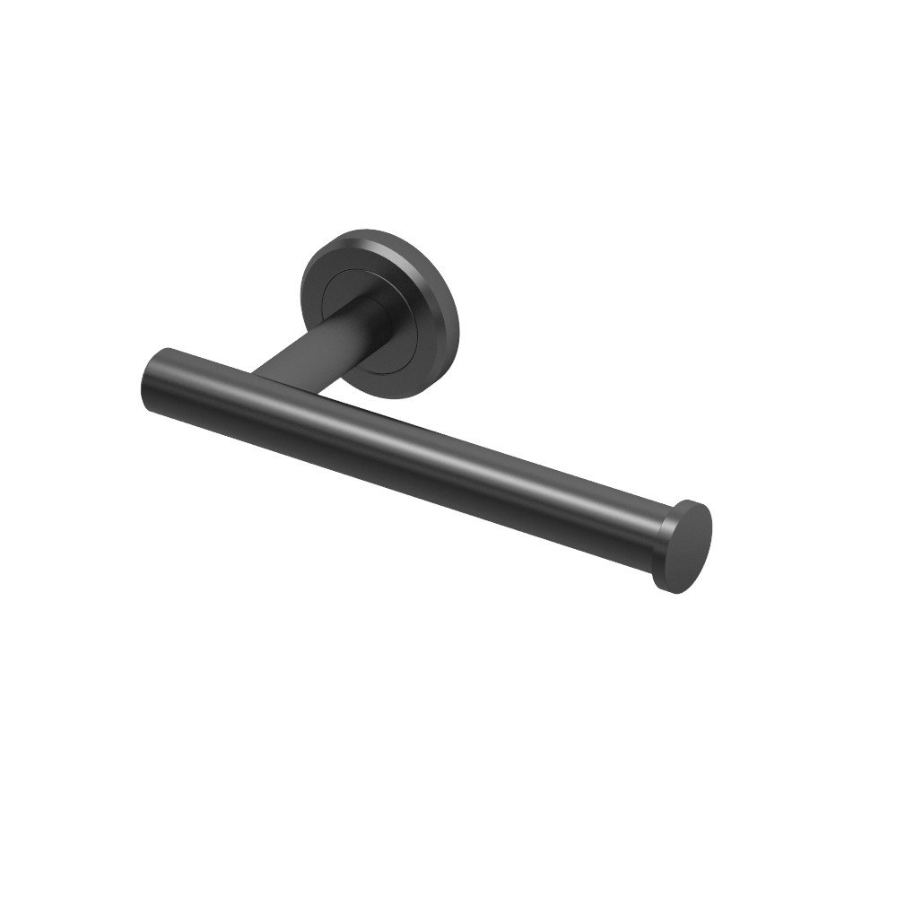 Gatco 4243MX Latitude II, Euro Tissue Holder in Matte Black