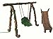 Fairy and Gnome Miniature Swing and Slide Set - A Fairy Garden Accessory