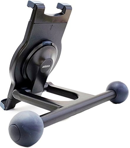 Aidata US-2005B Ergo LapStand Universal Tablet, Black, Kickstand allows for 360 degrees of rotation and up to 180 degress of tilt for the most comfortable and ergonomic viewing angles