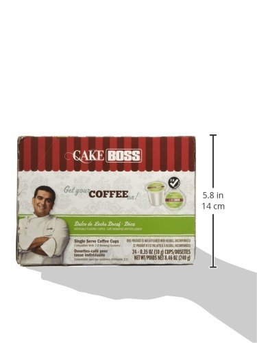 Cake Boss Coffee, Dulce De Leche DECAF, 24 Count