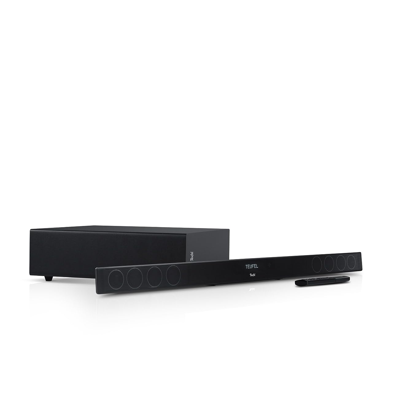 Teufel CINEBAR 11 Mk4-2.1 Dolby Atmos Soundbar mit kabellosem Platzsparender Subwoofer, Bluetooth, HDMI 3D ARC CEC, 4K Pass Through, Touch Panel - schwarz 2