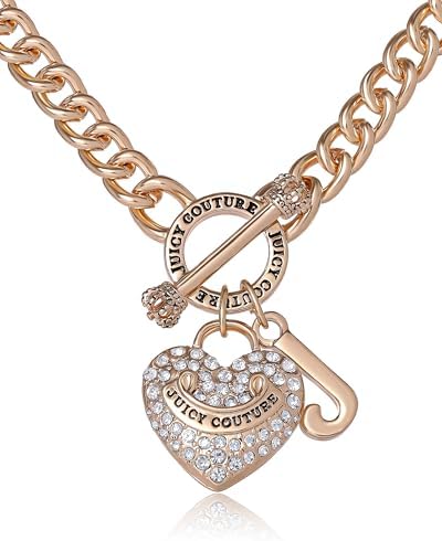 Amazon.com: Juicy Couture Charms Bracelet with Clear Stones, 7.5