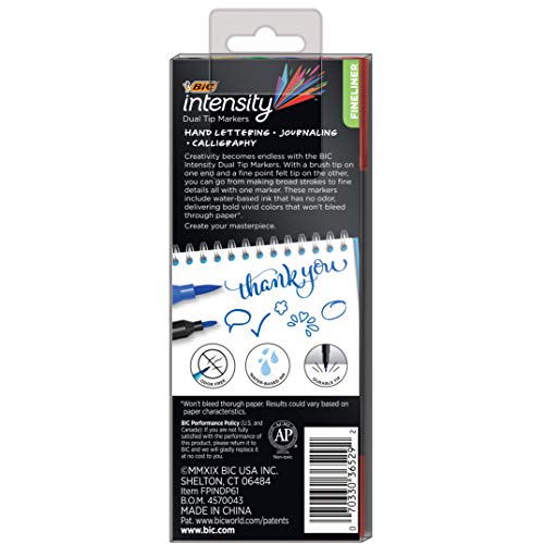 bic intensity dual tip markers