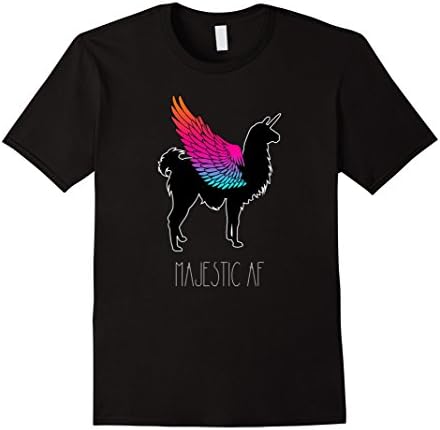 Mens Majestic AF Llama T-Shirt XL Black