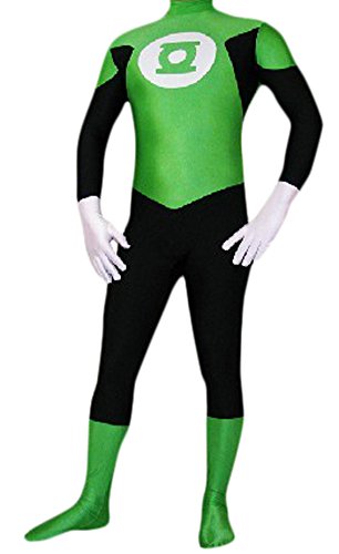 green skin tight jumpsuit