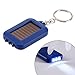 Ireav 4PCS Solar Key Chain Flashlights 3 Mode LED Emergency Flash Light Camping Lamp Pocket Torch Backpack Light