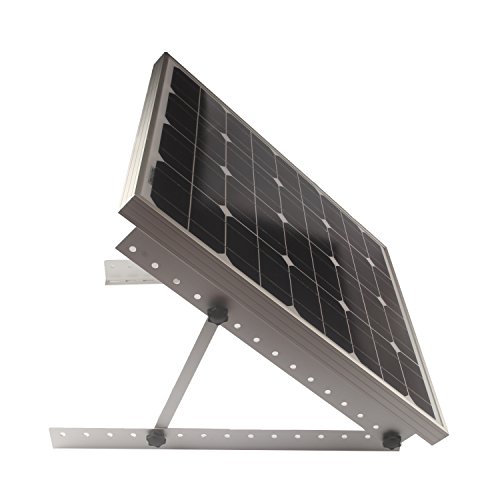 Adjustable Solar Panel Mount Mounting Rack Bracket Set Rack Folding Tilt Legs, Boat, RV, Roof