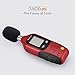 Tacklife Noise Decibel Meter, SLM01 Portable Digital Sound Level Meter Tester 30dBA~130dBA, Max/Min/Hold Mode, Large LCD Screen Display (Battery Included)