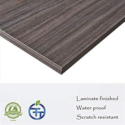 Kaboon 60x28 inches Tabletop Rustic Wood, Large