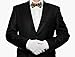 Ysiop Men Polyester Pre-tie Double Layers Bow Tie Adjustable Bowties with Gift Box 6