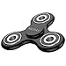 Nicpay EDC Fidget Hand Spinner Toy Stress Reducer - Ultra Fast Bearings Fidget Toys for Adults and Kids (style 2:Black)