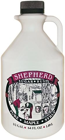 Shepherd Sugar Bush Michigan Maple Syrup Half Gallon (64 oz / 1.89 L) Y