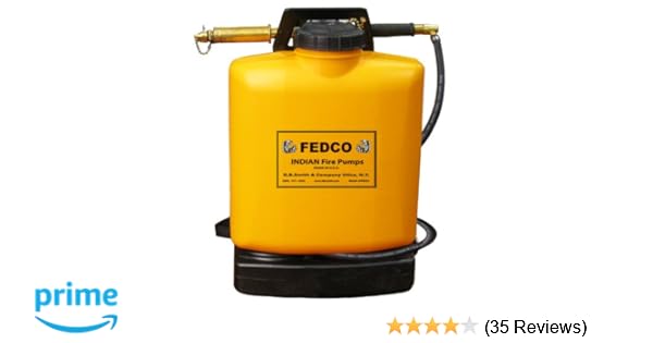 Amazon Com Fedco 190387 Poly Tank Fire Pump 5 Gallon Orange