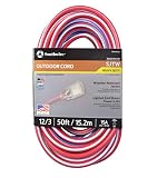 Southwire 02548-USA1 50-Foot Contractor Grade 12/3 with Lighted End American Made Extension Cord