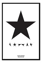David Bowie Blackstar Poster Magnetic Notice Board Black Framed - 96.5 x 66 cms (Approx 38 x 26 inches)