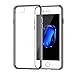 AMUOC iPhone 7 Case ,Soft Bumper Cover with Crystal Clear Back Panel Protective Case for phone 7 grey