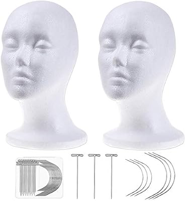 styrofoam wig head
