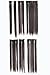 SWACC Women 22 Inches Straight Full Head 7 Separate Pieces Heat Resistance Synthetic Hair Clip in Hair Extensions (Dark Brown-4#)