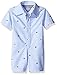 Nautica Baby Tommy Printed Romper, Oxford Blue, 3 Months