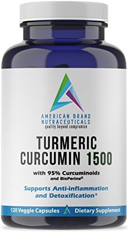 Turmeric Curcumin 1500 with 95% Extract and BioPerine® (black pepper) for optimized absorption. Natural Veggie caps provide 60 high-dose servings. Give up NSAIDS and choose a healthy alternative