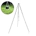 WINOMO Camping Tripod Campfire Grill Stand Hanging Pot Folding Outdoor Picnic Tools with Chainsthumb 4