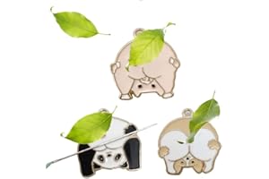 GENERIC Panda Piggy Shiba Inu (3 Pieces) Needle Minder Magnetic Needle Keeper for Cross Stitch Embroidery Sewing Needle and Pin Holders